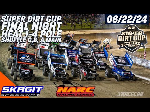 Super Dirt Cup Finale Night 3 at Skagit Speedway - June 22, 2024 - dirt track racing video image