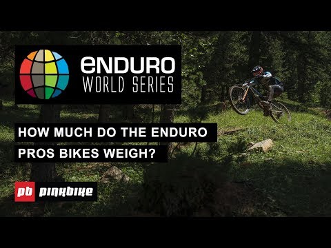 How Much Do Pro Enduro Bikes Weigh? | EWS Les Orres - UC2GIHZpQiJy-8286f4lj_cg