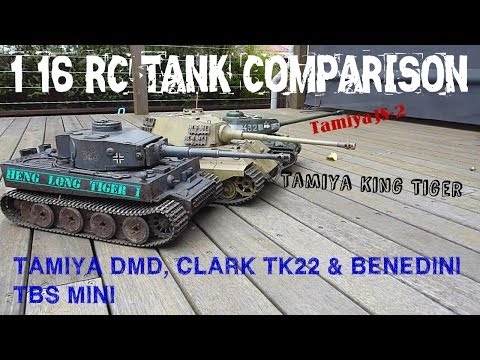 Tamiya & Heng Long 1/16 RC Tanks Sound Off Comparison HD - UC1JRbSw-V1TgKF6JPovFfpA