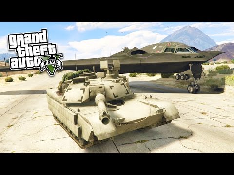 GTA 5 PC Mods - REAL LIFE ARMY MOD! GTA 5 Stealth Bomber & M1 Abrams Tank Mod! (GTA 5 Mod Gameplay) - UC2wKfjlioOCLP4xQMOWNcgg