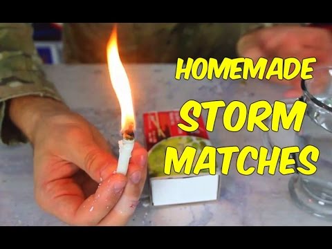 How to Make Storm Matches - Survival Tips #31 - UCe_vXdMrHHseZ_esYUskSBw