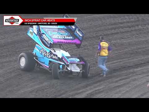 RaceSaver Sprint Car | I-90 Speedway | 5-30-2020 - dirt track racing video image