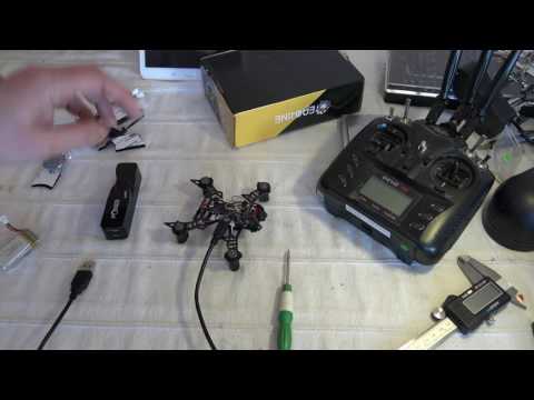 Eachine  Bat  QX105 unboxing configuration binding and first demo flight (Courtesy Banggood) - UC_aqLQ_BufNm_0cAIU8hzVg