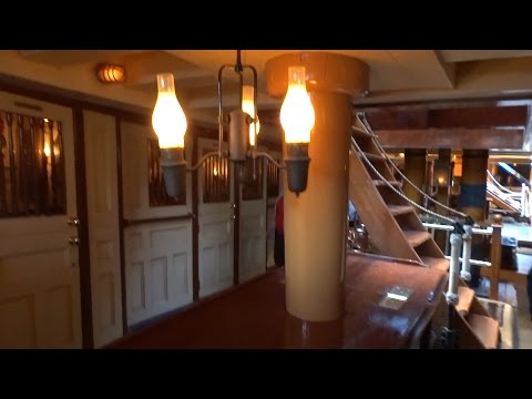 Sailing Ship Columbia tour of deck and crew's quarters during final week at Disneyland 2016 - UCYdNtGaJkrtn04tmsmRrWlw