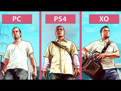 Grand Theft Auto 5 / GTA 5 – PC vs. PS4 vs. Xbox One Graphics Comparison [60fps][FullHD|1080p] - UCy1-UfHBaFlQHDLNU9lYiyQ