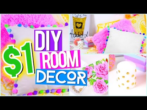 DIY $1 ROOM DECOR ♥ Tumblr Pinterest Inspired - UC6gqv2Naj9JiowZgHfPstmg