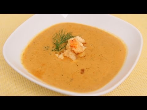 Homemade Lobster Bisque Recipe - Laura Vitale - Laura in the Kitchen Episode 490 - UCNbngWUqL2eqRw12yAwcICg