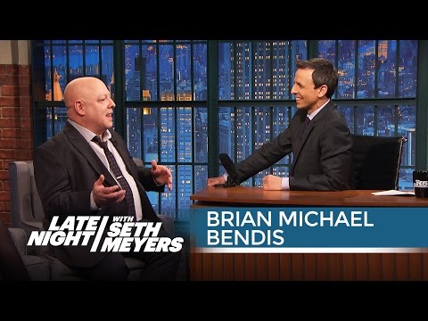 Brian Michael Bendis Talks Marvel's Secret Wars - Late Night with Seth Meyers - UCVTyTA7-g9nopHeHbeuvpRA