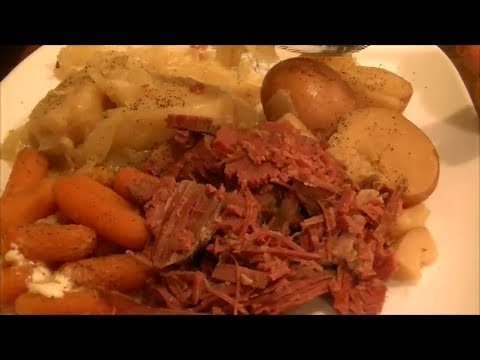 Slow Cooker Corned Beef and Cabbage using Flat Cut Brisket for St Patrick's Day - UC9gTYxmSL9vdleWEenTfpAg