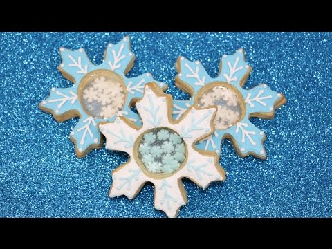 How to make FROZEN Snowflakes Filled COOKIES by Cakes StepbyStep - UCjA7GKp_yxbtw896DCpLHmQ