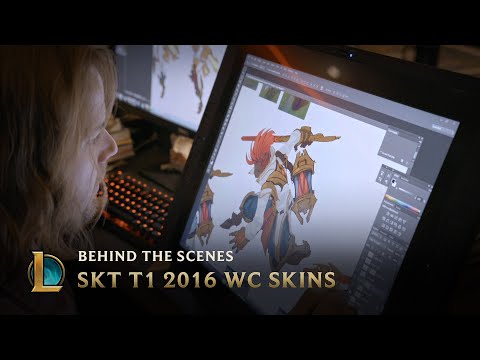 Making the SKT T1 2016 World Championship Team Skins | League of Legends - UC2t5bjwHdUX4vM2g8TRDq5g