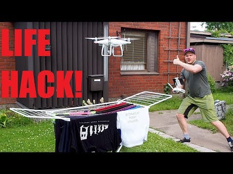 Can you Dry your Laundry instantly by using Phantom 4 pro Drone? - UCveB47lgzZJ1WOf4XYVJNBw