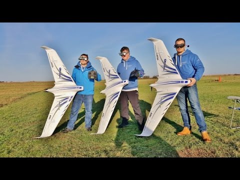 3 X E-FLITE OPTERRA™ 2mtr FPV FLYING WINGS - HORIZON HOBBY - AZZA, SONNY, PAUL - 2016 - UCMQ5IpqQ9PoRKKJI2HkUxEw