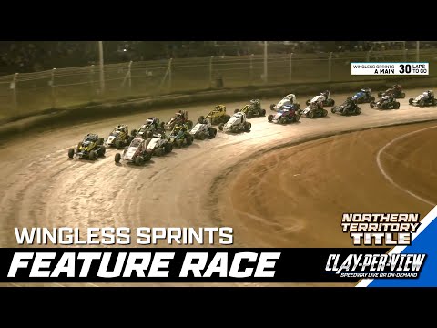 Wingless Sprints | NT Title 2024/25 - Northline Speedway - 6th Sep 2025 | Clay-Per-View - dirt track racing video image