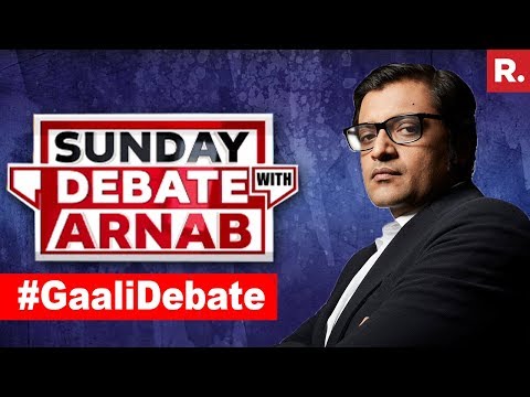WATCH #Controversy | Will Issues Decide Or Gaali? Sunday #Debate With Arnab Goswami #GaaliDebate #India #Politics