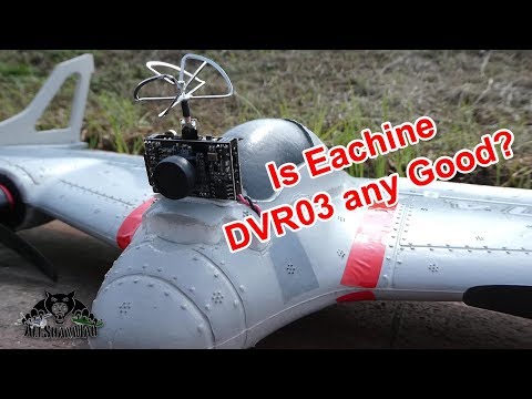 Testing Eachine DVR 03 with Eachine E500 VTOL FPV Wing - UCsFctXdFnbeoKpLefdEloEQ