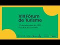 Image of the cover of the video;VIII Edició Fòrum de Turisme - forTUR_VLC