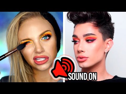 I Tried Following A James Charles Makeup Tutorial Using ONLY THE VOICEOVER - UCoziFm3M4sHDq1kkx0UwtRw