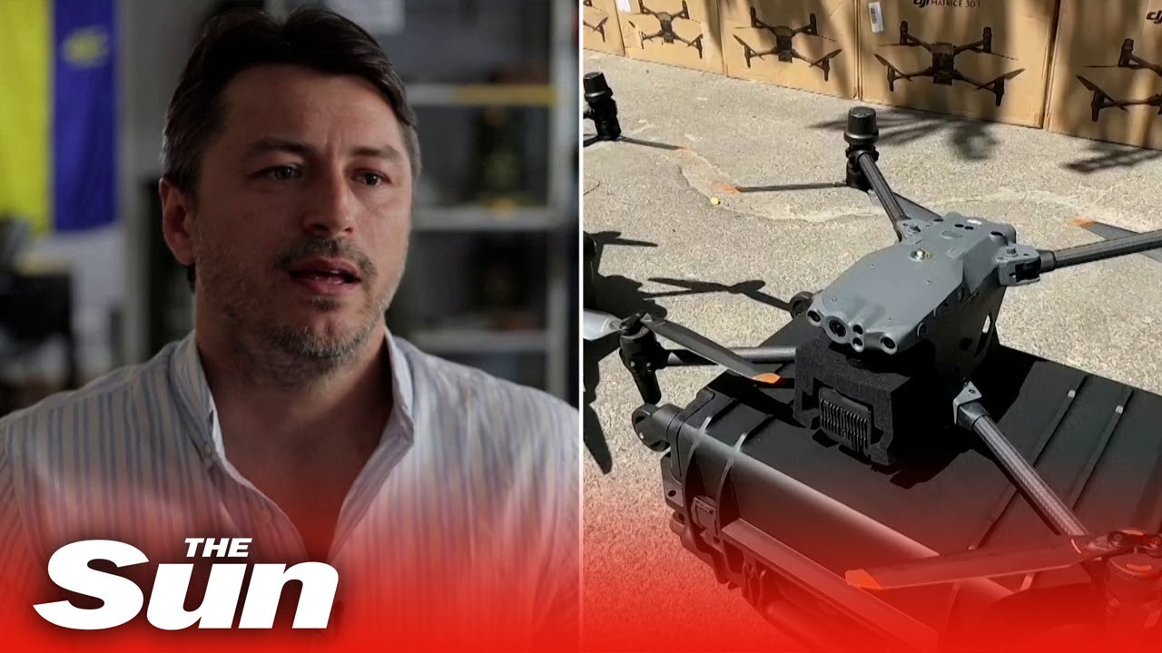 Ukrainian ex-comic raises money for drones and distributes them to troops for war effort