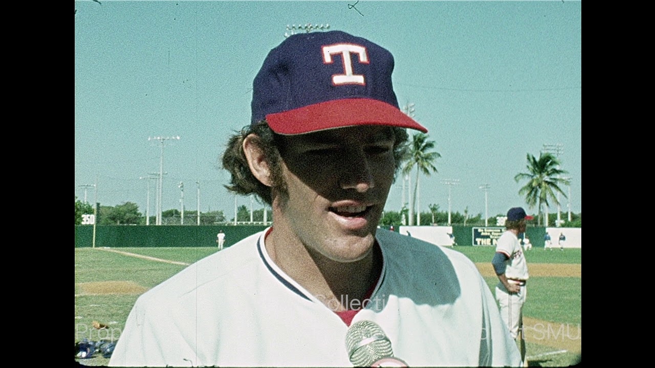 Tom Grieve interview from Spring Training in 1975 video clip