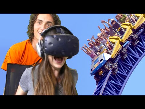 ROLLER COASTER VR PRANK! (HTC VIVE) - UCfLuMSIDmeWRYpuCQL0OJ6A