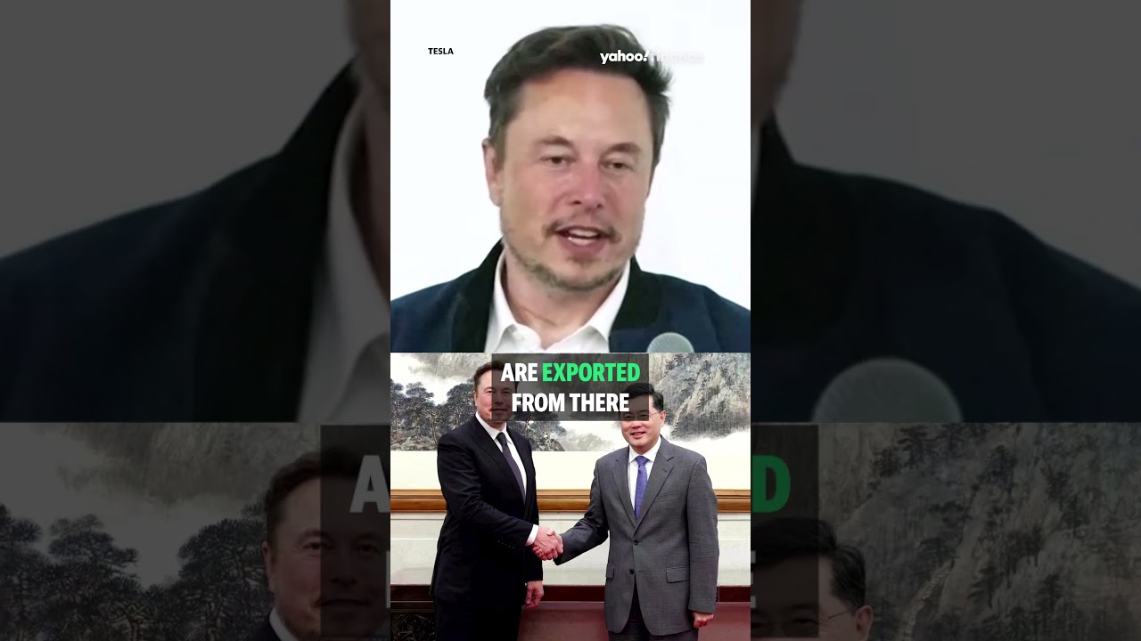 Inside Elon Musk’s high stakes visit to China #shorts
