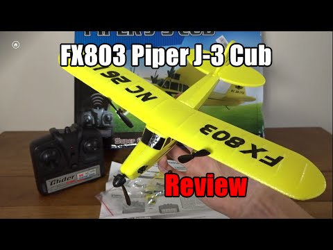 FX803 Piper J-3 Cub Review and Flight - UC2c9N7iDxa-4D-b9T7avd7g