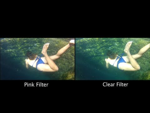 SRP BlurFix Magenta vs. Clear Filters Comparison Underwater - GoPro Tip #55 - UCTs-d2DgyuJVRICivxe2Ktg