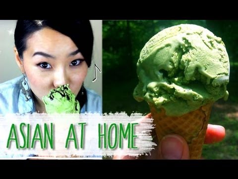 Ice Cream : Green Tea Ice Cream : Homemade Ice Cream (Ice Cream Recipe) : Asian at Home - UCIvA9ZGeoR6CH2e0DZtvxzw