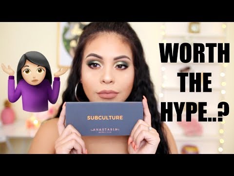 ABH SUBCULTURE PALETTE REVIEW + TUTORIAL | IS IT WORTH IT? | JuicyJas - UCqTR5f7YkGro3cPv23SqcqQ