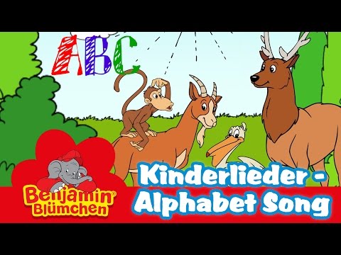 Benjamin Blümchen - Alphabet Song LIEDER FÜR KINDER auf ENGLISCH mit TEXT zum Mitsingen