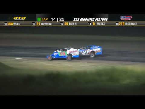 Can-Am Speedway | DIRTcar 358-Modified Feature Highlights | 7/15/22 - dirt track racing video image