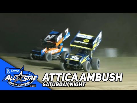 Attica Ambush Finale | 2023 Tezos All Star Sprints at Attica Raceway Park - dirt track racing video image