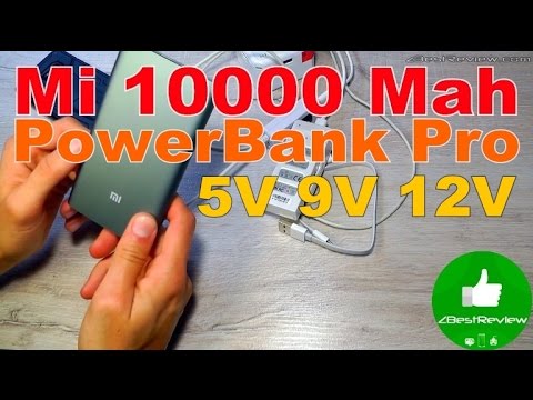 ✔ Power Bank Xiaomi Mi Pro 10000 мач! 5V/9V/12V. Type-C, USB. Gearbest! - UClNIy0huKTliO9scb3s6YhQ