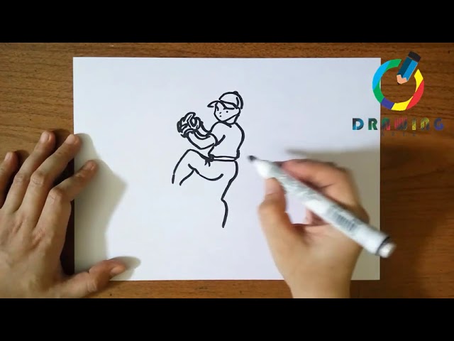 How to Draw a Baseball Player Pitching