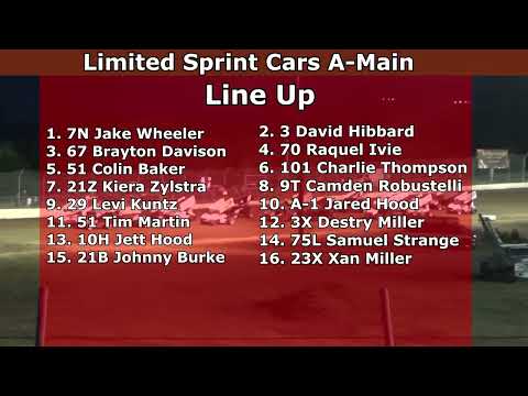 Grays Harbor Raceway, July 9, 2022, Limited Sprint Cars A-Main - dirt track racing video image