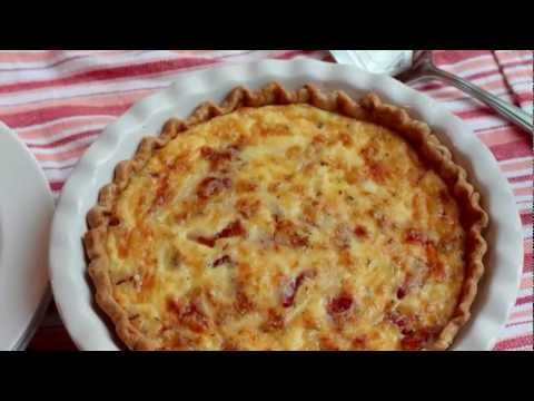 Quiche Lorraine Mother's Day Recipe - Creamy Bacon Leek Cheese Quiche - UCRIZtPl9nb9RiXc9btSTQNw