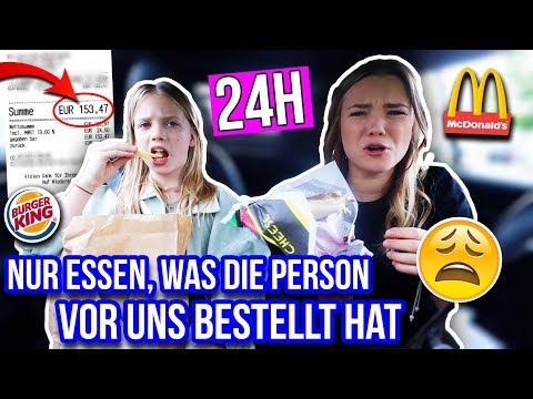 24H NUR ESSEN, WAS DIE PERSON VOR UNS BESTELLT  - UCG0E3naN7D-bgldOJvGHbtg