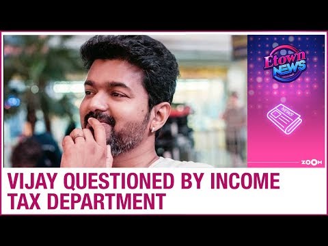Video - Tamil actor Vijay QUESTIONED by Income Tax Department for Alleged Tax Fraud #India #Tamilnadu