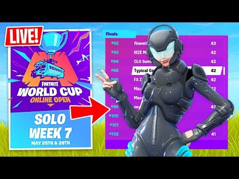 Fortnite WORLD CUP QUALIFIER $1,000,000 Solo Tournament! (Fortnite Battle Royale) - UC2wKfjlioOCLP4xQMOWNcgg