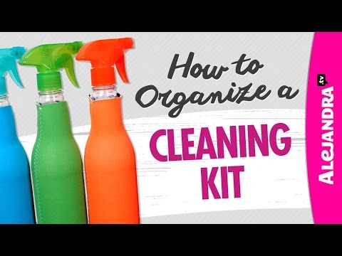 How to Organize a Cleaning Kit / Caddy - UCcvu0uB6SzugED_5FEC7Z0Q