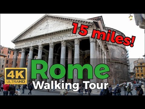 Rome Walking Tour in 4K -15 miles- w/Captions and Titles - UCNzul4dnciIlDg8BAcn5-cQ