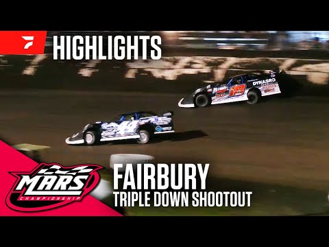 Triple Down Shootout | MARS Late Models at Fairbury Speedway 8/31/24 | Highlights - dirt track racing video image