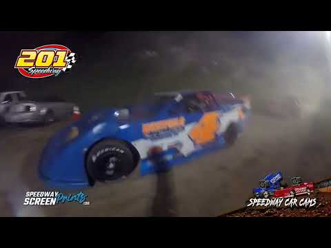 #4F Steve Lemaster - Crate Late Model - 201 Speedway 8-2-25 - In-Car Camera - dirt track racing video image