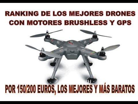 DRONES  CON GPS CON MOTORES BRUSHLESS POR MENOS DE 200 EUROS, RANKING, LOS MEJORES Y MÁS BARATOS - UCJnZkvo5uUybYWfuQbwwEBw