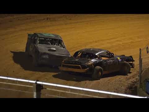 Stock V8 at Winder Barrow Speedway April 29th 2023 - dirt track racing video image