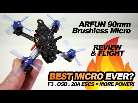 ARFUN 90 - BEST BRUSHLESS MICRO? WITH OSD! - REVIEW - UCwojJxGQ0SNeVV09mKlnonA