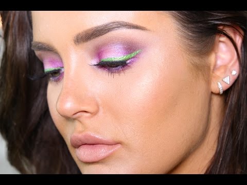 Playing with Colour!! Purple & Green Eye Makeup feat. BH Cosmetics - UCLFW3EKD2My9swWH4eTLaYw