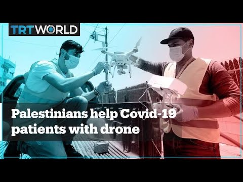 Palestinians deliver aid to Covid-19 patients with drones - UC7fWeaHhqgM4Ry-RMpM2YYw