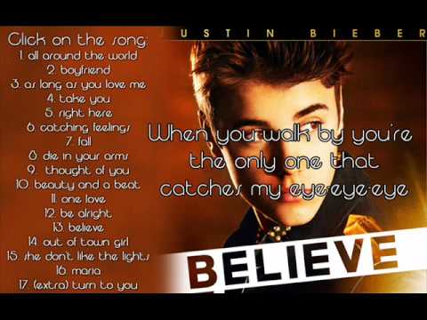 Justin Bieber - Out Of Town Girl ( Full Song HQ W/ LYRICS ) Album Believe